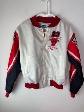 VTG Chalk Line Bulls Jordan Jacket - Boy's